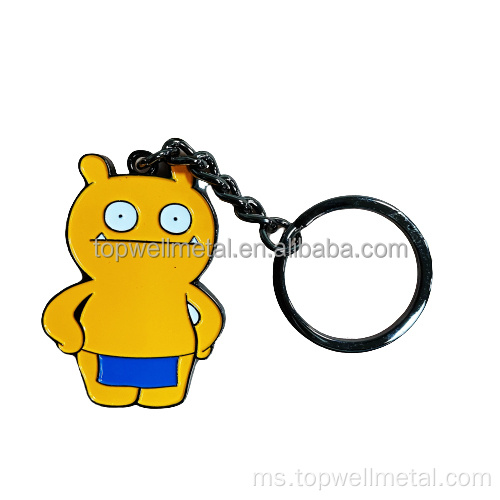 2024 Keychain logam kartun enamel lembut baru